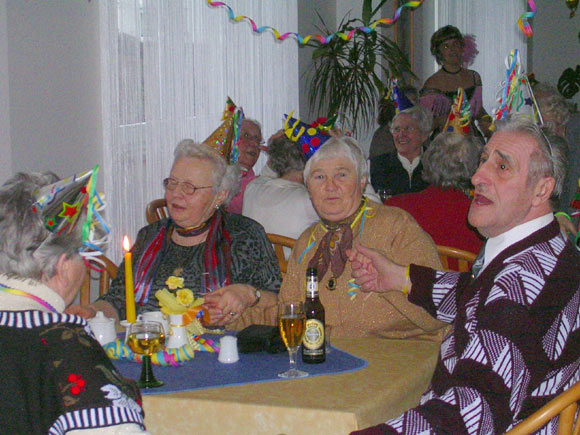 Bei unserer Sylvester-Feier in unserem Restaurant der Seniorenresidenz Großziethen